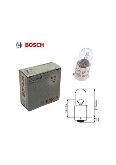 Bosch 24v 53 Ampul 4w Ba9s 10 Adet