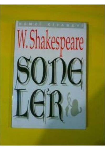 Soneler W.Shakespeare 1994 Yılı Basım