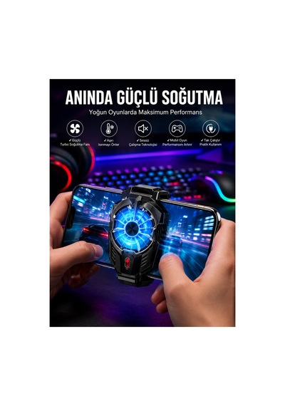 Telefon Soğutucu Fanlı Güçlü Motor Radyotör Soğutucu Mariposascrt