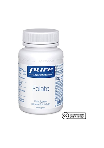 Pure Encapsulations Folate 400 Mcg 60 Kapsül