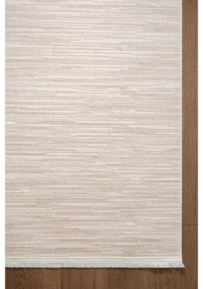 Icon Ic005b Bej Modern Desenli Akrilik Pamuk Tabanlı 4 Mevsim Salon Koridor Oturma Oda Halısı-750 Bej
