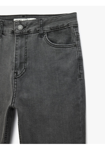 Koton Pamuklu Normal Bel Dar Paça Cepli Skinny Push Up Denim Pantolon - Skinny Push Up Fit Jean Gri 7wal40110md Koton Pamuklu Normal Bel Dar Paça Cepli Skinny Push Up Denim Pantolon - Skinny Push Up Fit Jean Gri 7wal40110md