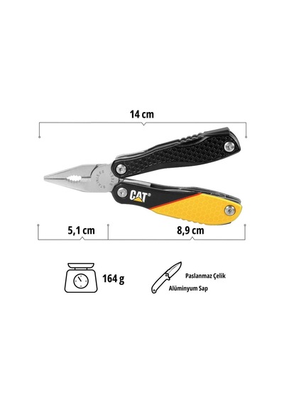 Cat Da980057 12 In 1 Çok Fonksiyonlu Profesyonel Pense Seti
