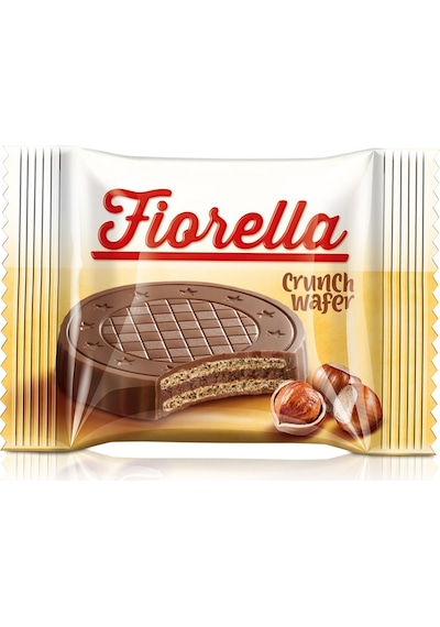 Fiorella Crunch Çikolatalı Gofret 20 Gr. 24'lü (1 Paket)
