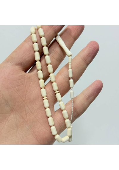 Kesme Fildişi Tesbih 8,85 Gram - Koleksiyonluk Fil Dişi Tespih F051