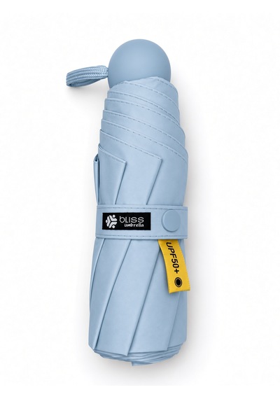 Bliss Umbrella Kapsül Şemsiye - Uv Korumalı Güneş Şemsiyesi Açık Mavi