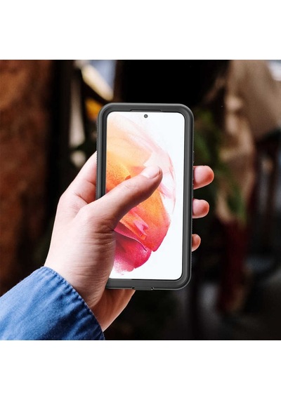 Samsung Uyumlu Galaxy S22 Kılıf Su Geçirmez 1-1 Tank Silikon Kapak