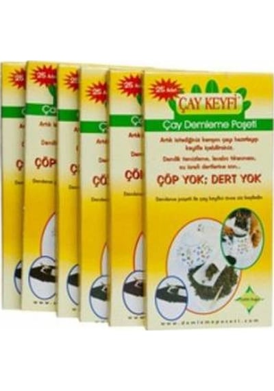Çay Keyfi Ev Tipi Çay Demleme Poşeti 5'Li Paket 125 Adet
