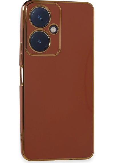Newface - 135 - Vivo Y27 Kılıf Volet Silikon - Edntrend - - Kırmızı
