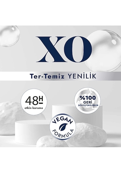 Xo Deodorant 150ml Women-kadın Invisible & Effective 6 Lı Set