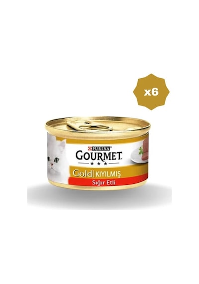 Felix Gourment Gold Kıyılmış Sığır Etli 85 Gr - 6 Adet