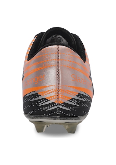 Slazenger CAMBLY KR Erkek Çocuk Halı Saha Siyah-Turuncu Futbol Ayakkabısı