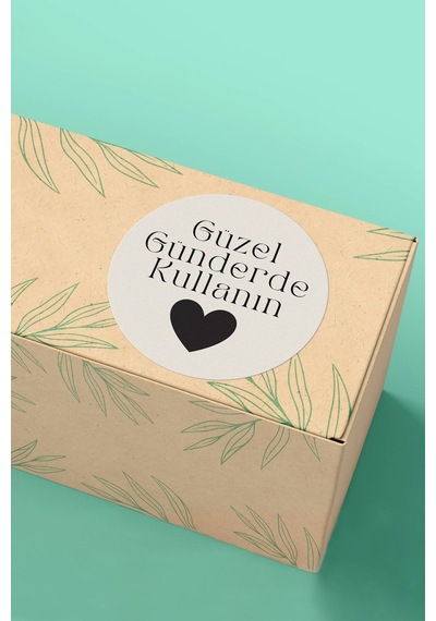 Güzel Günlerde Kullanın Sticker 3x3cm St2307 Çok Renkli