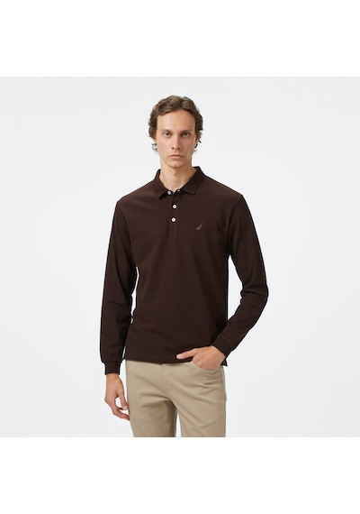 Nautica Erkek Kahverengi Classic Fit Polo 026 K57042t Kahverengi