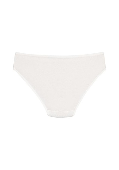 6 Adet Yıldız Bayan Bambu Bikini Külot Ekru 3912 Ekru