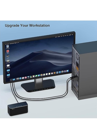 Koodmax - Hdmi To Vga Kablo 3.5mm Ses Ve Usb Güç Destekli - 1080p - 2 Metre