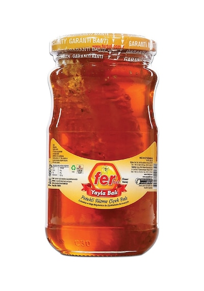 Fer Petekli Süzme Çiçek Yayla Balı 460 G