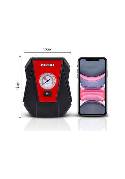 Kb100 12volt 100 Psı Analog Göstergeli Hava Lastik Şişirme Pompas