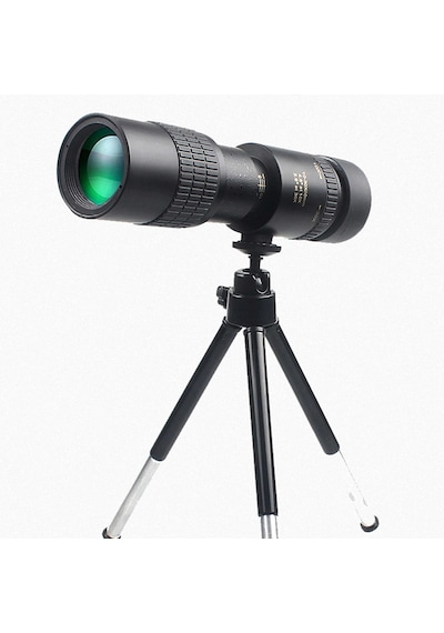 Yenilzd 10-300x40mm Monoküler Teleskop-evrensel Telefon Klipsi-tr Siyah
