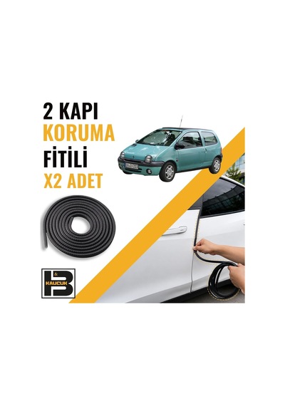Renault Twingo Kapı Koruma Fitili-iki Kapı-siyah-bm0878