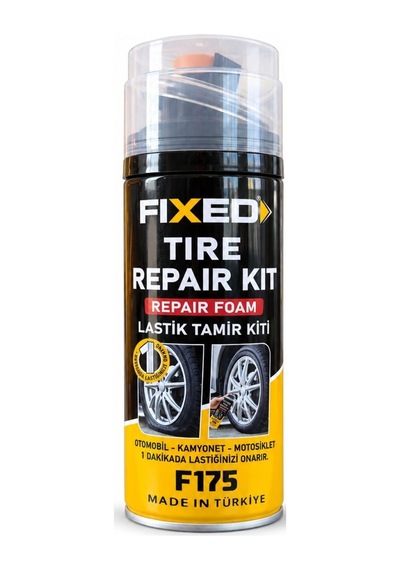 Fıxed F175 Lastik Tamir Kiti 400 Ml Hortumlu Acil Lastik Onarım Köpüğü
