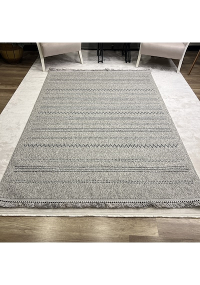 Sanat Halı Lora Plus 3921 Gri İskandinav Halı