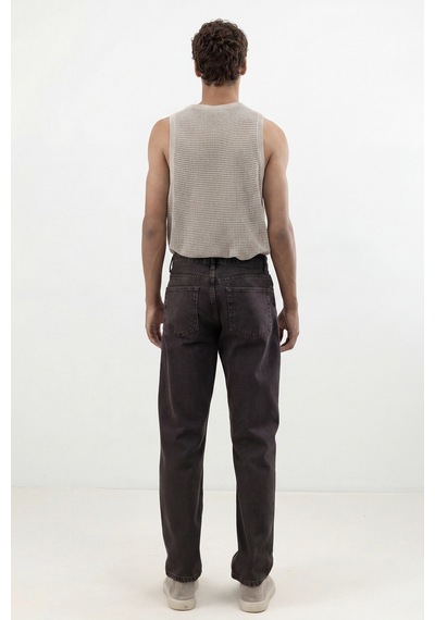 Antioch Straight Fit Erkek Jean Kahve