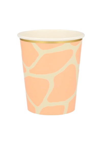 Meri Meri - Safari Party Cups - Safari Bardak - 8'li