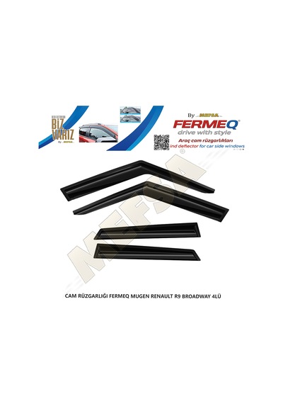 Cam Rüzgarlığı Fermeq Mugen Renault R9 Broadway 4lü