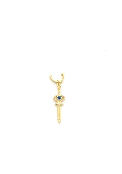 Ajda Charm Çelik Altın Kaplama Kadın Göz Model-chr-119 Gold