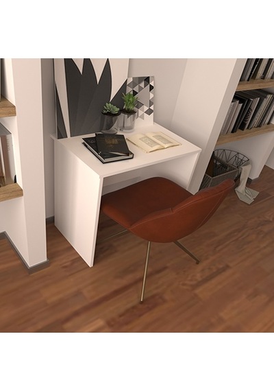 Modern Beyaz Çalışma Masası Beyaz