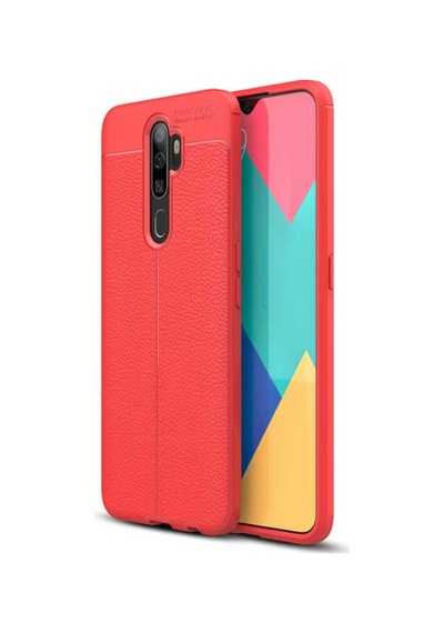 Oppo A9 2020 Kilif Deri Tarzi Niss Silikon Case 415770996