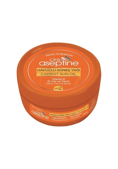 Cire Aseptine Havuçlu Güneş Yağı 100 ML