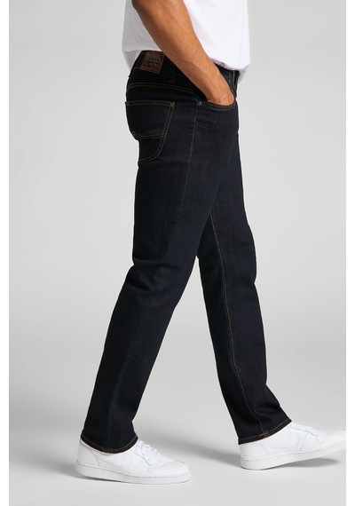Lee Slim Fit Dar Kesim Normal Bel Extreme Motion Erkek Siyah Jean Denim Kot Pantolon L72ASO36 Koyu Mavi