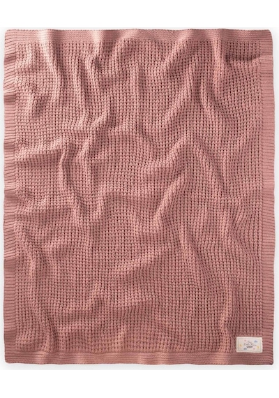 Cigit Selanik Triko Battaniye 80x100 +/-5 Cm Gül Kurusu Gül Kurusu
