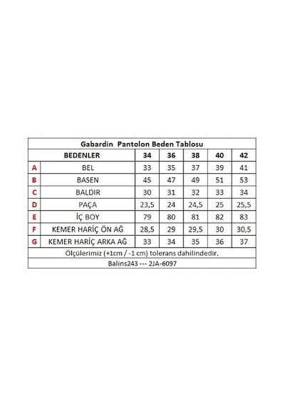 Balins Kadın Gabardin Pantolon Bej -2ja/6097. Bej