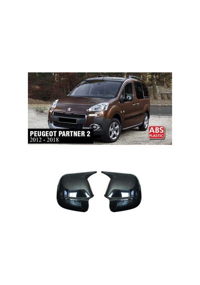 Peugeot Partner 2 Batman Yarasa Ayna Kapağı Piona Black Abs 2012-2018