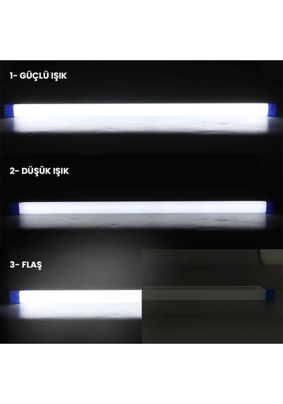 Unıson T550 60w Usb Dc 5v 1a Şarjlı Bant Armatür 6500K Beyaz