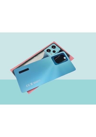 Xiaomi Redmi Note 12 Pro -5g- Uyumlu Full Kasa Arka Kapak Batarya Kapağı - Mavi Çok Renkli