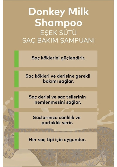 Maia Mc Eşek Sütü Saç Bakım Şampuanı 2 x 400 ML