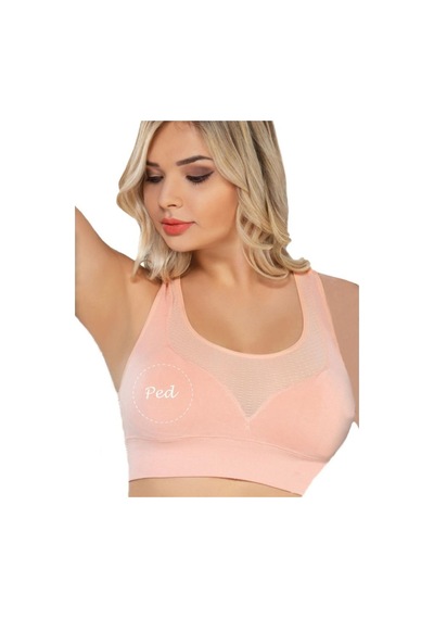 Emay 4027 Bayan Seamless Pedli Toparlayıcı Sporcu Büstiyer Sütyen