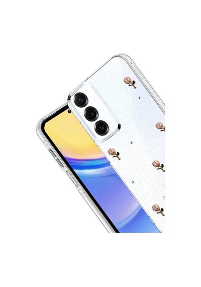 Newface - 4 - Samsung Galaxy Uyumlu A15 4g Fiyonk Desenli Kapak - - Glblseme - Desen 6 Diğer