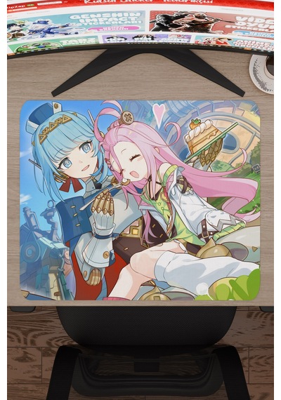 Aino Genshin Impact Anime Oyuncu V4 - 48x40 Xl Gaming Mouse Pad Fare Altlığı