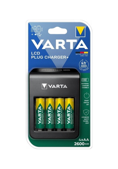 Varta Şarj Cihazı 57687 Lcd Plug 4xaa 2600 Mah