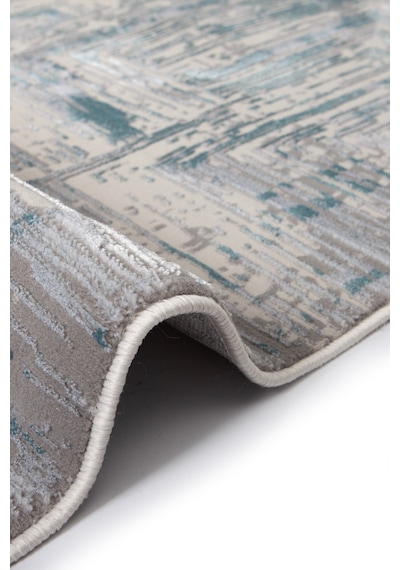 Madrid 1005 Mavi Halı Kilim Kaymaz Taban Salon Mutfak Kesme Yolluk Makine Halısı Mavi