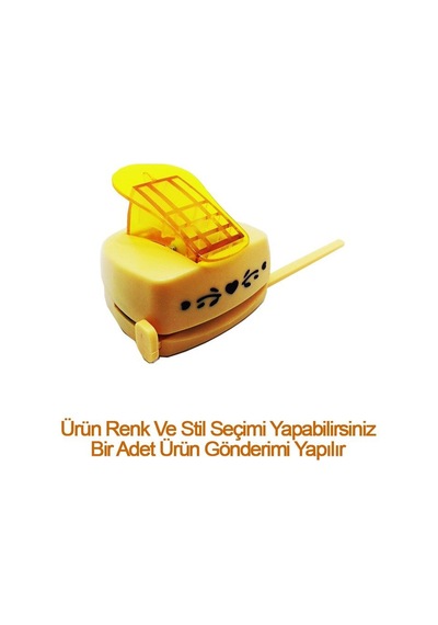 Bu-bu Şekilli Kenar Delgeç Çok Renkli