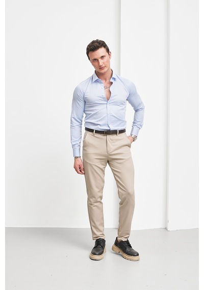Modefendi Regular Fit Gömlek Buz Mavisi