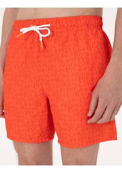Pierre Cardin Erkek Turuncu Deniz Şortu 50307983-vr051 Turuncu