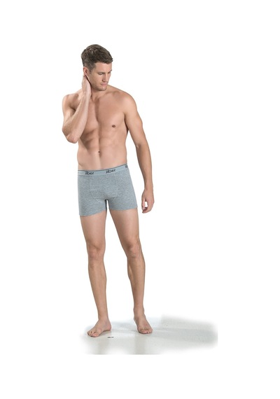 Jiber Erkek 156 Boxer Likralı 6 Lı Paket Gri