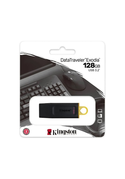 Kingston 128GB USB3.2 DataTrvEx USB Bellek DTX/128GB